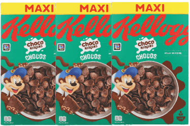 Food Waste bekämpfen - Kellogg's Choco Krispies Chocos 3x580g