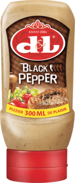 Food Waste bekämpfen - D&L Black Pepper Sauce 300ml