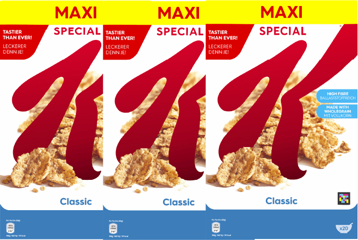 Food Waste bekämpfen - Kellogg's Special K 3x600g