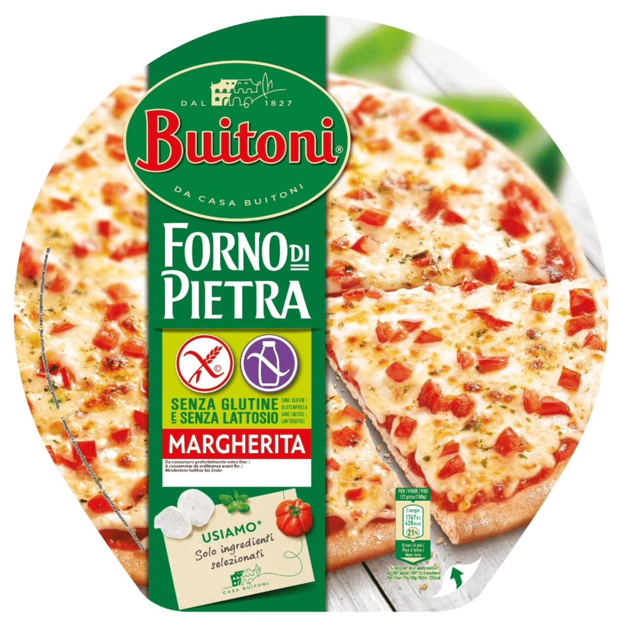 Food Waste bekämpfen - Buitoni Pizza Glutenfrei Margherita 360g