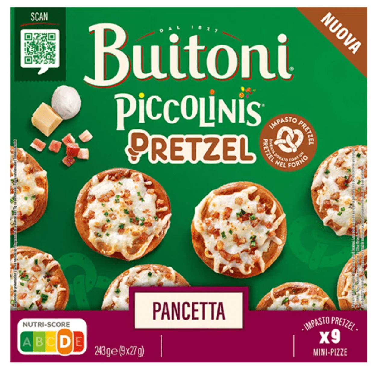 Food Waste bekämpfen - Buitoni Piccolinis Pretzel Pancetta 243g