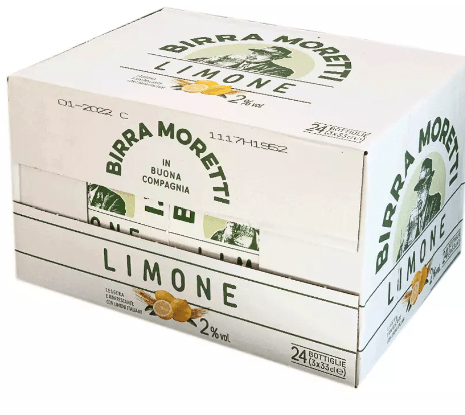 Food Waste bekämpfen - Birra Moretti Limone 24x33cl