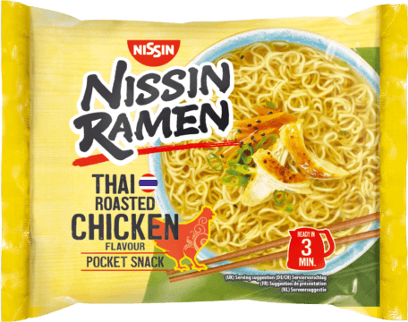 Food Waste bekämpfen - Nissin RAMEN Thai Chicken 65g