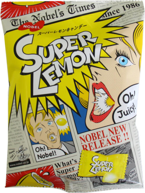 Nobel Super Lemon Sweet and Sour Hard Candy 88g