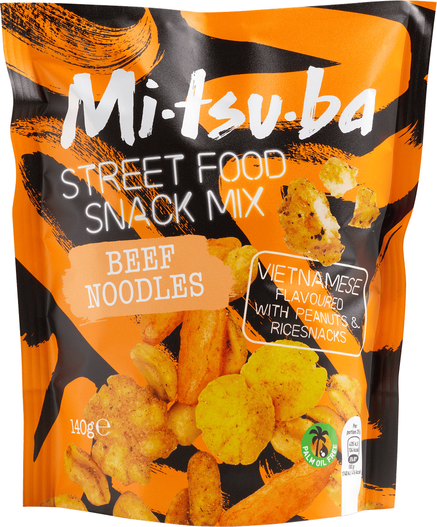 Food Waste bekämpfen - Mitsuba Street Food Mix Beef Noodles 140g Food Waste bekämpfen - Mitsuba Street Food Mix Beef Noodles 140g