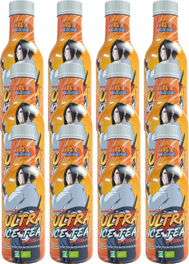 Food Waste bekämpfen - Ultrapop Ultra Ice Tea Bio Sasuke Pfirsich 12x500ml