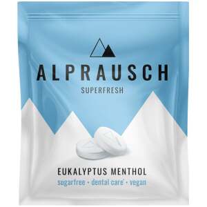 Food Waste bekämpfen - Alprausch Pastille Eukalypt Menthol ohne Zucker 22g