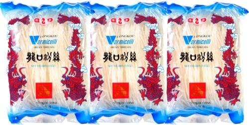 Longkou Chinesische Glasnudeln 3x100g