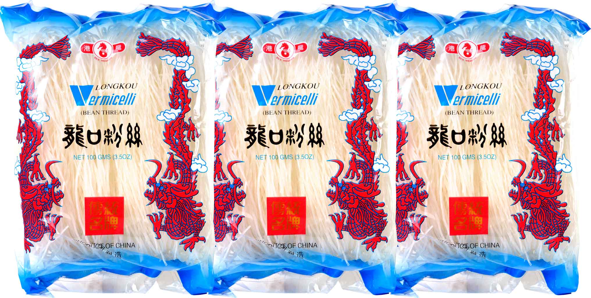 Food Waste bekämpfen - Longkou Chinesische Glasnudeln 3x100g