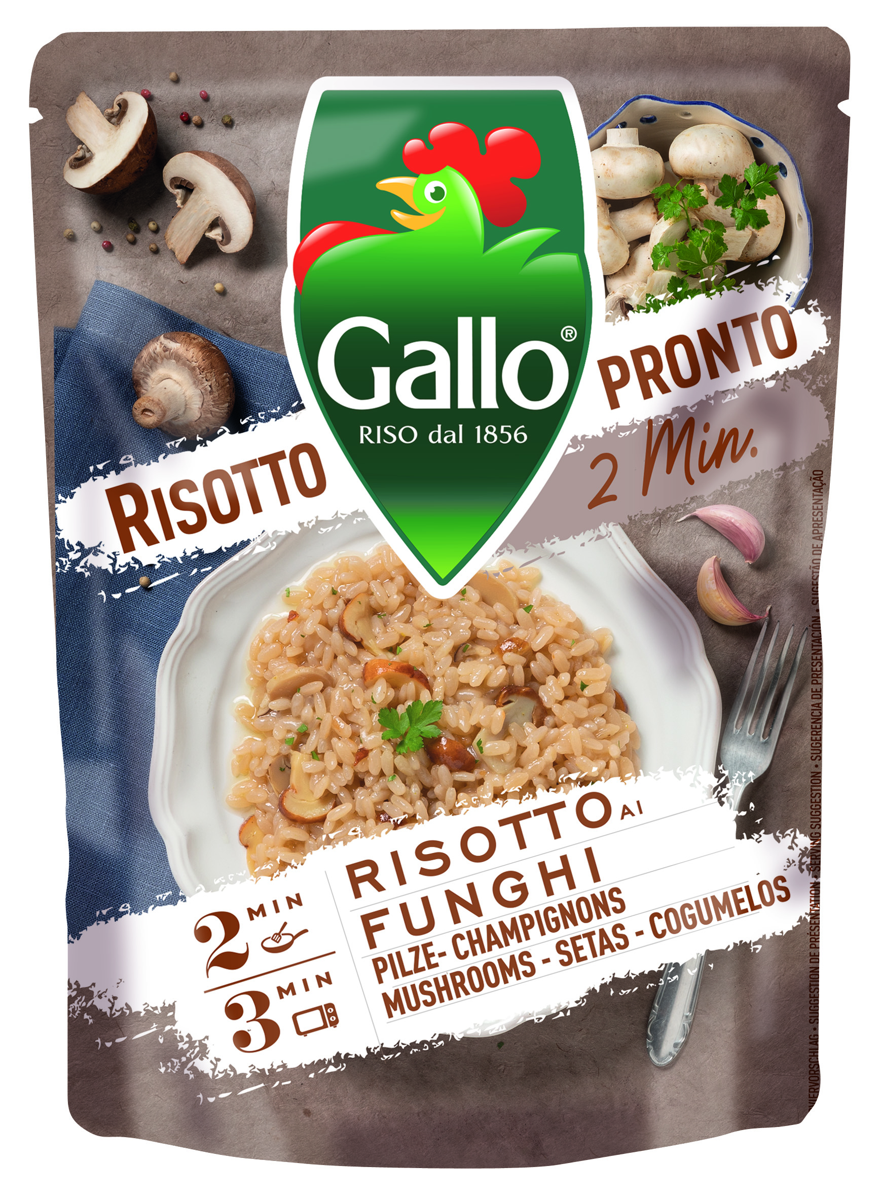 Food Waste bekämpfen - Riso Gallo Risotto Pronto Pilze 250g