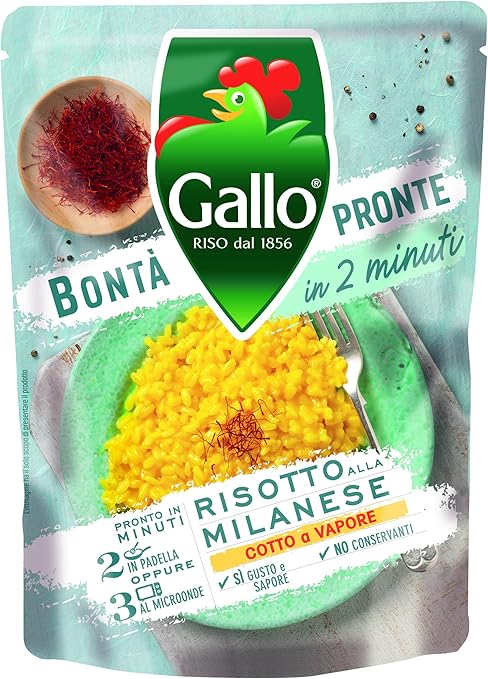 Food Waste bekämpfen - Riso Gallo Risotto Pronto Milanese 250g