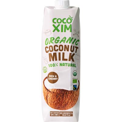 Food Waste bekämpfen - Cocoxim BIO FAIRTRADE Kokosnussmilch 1l
