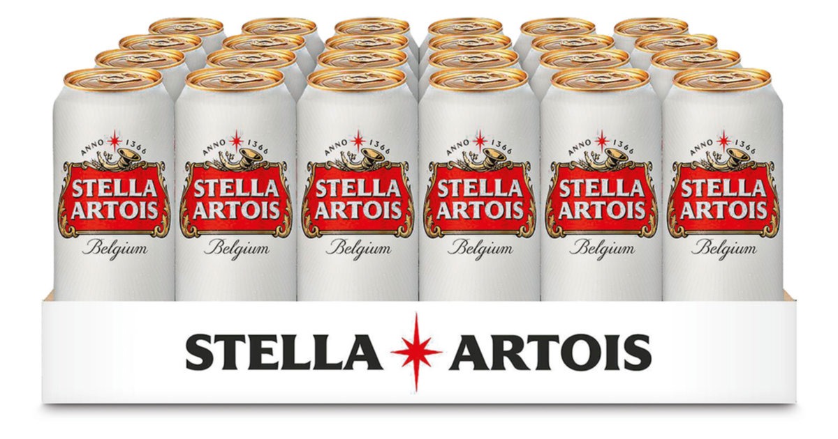 Food Waste bekämpfen - Stella Artois Bier 24x50cl