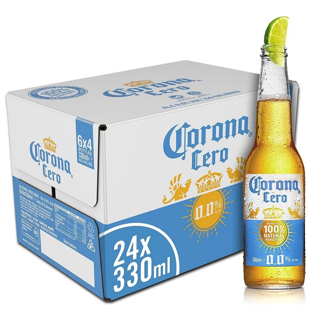 Food Waste bekämpfen - Corona Zero 0.0% Bier 24x33cl
