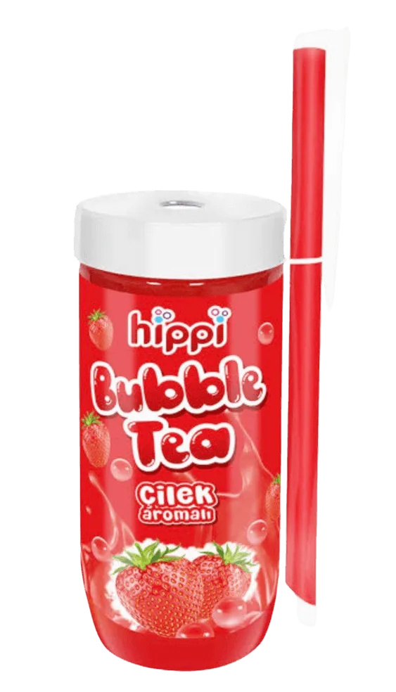 Food Waste bekämpfen - Hippi Bubble Tea Strawberry 350ml