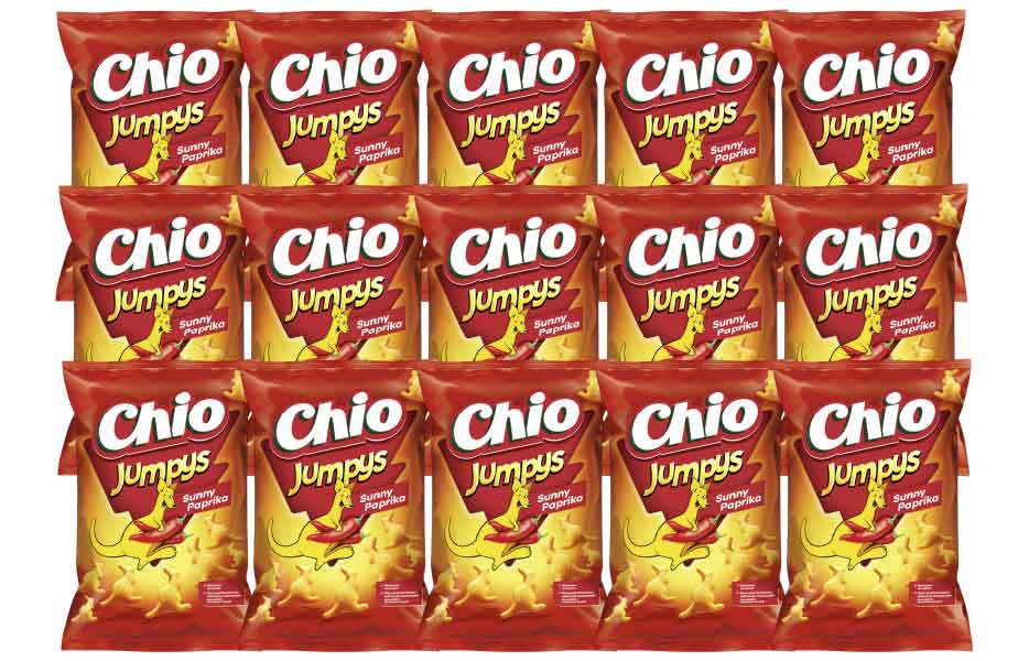 Food Waste bekämpfen - Chio Jumpy's sunny Paprika 15x100g