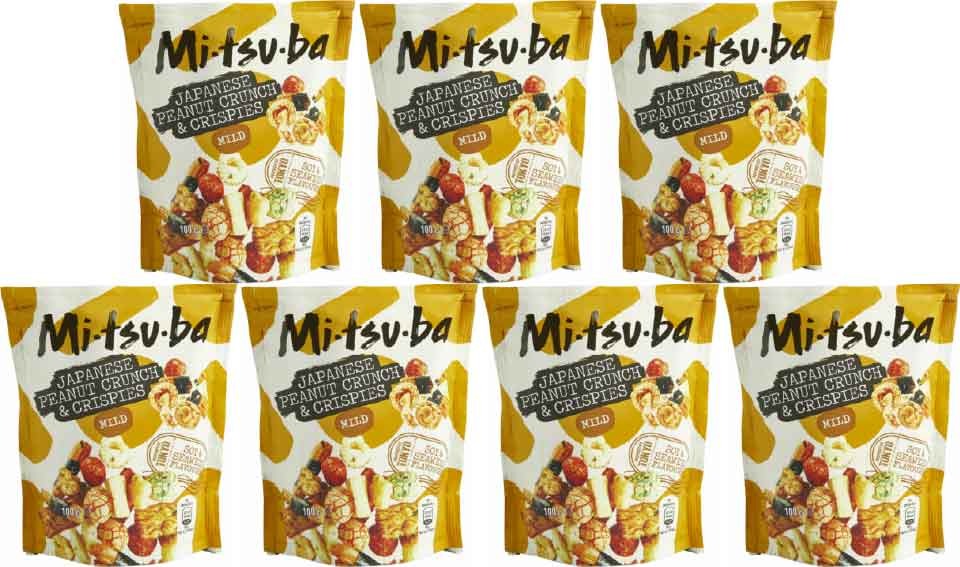 Food Waste bekämpfen - Mitsuba Japanese Peanut Crunch & Crispies 7x100g