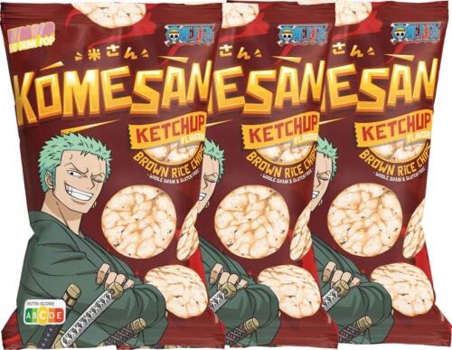 Ultrapop Komesan Rice Chips Zoro Ketchup 60g