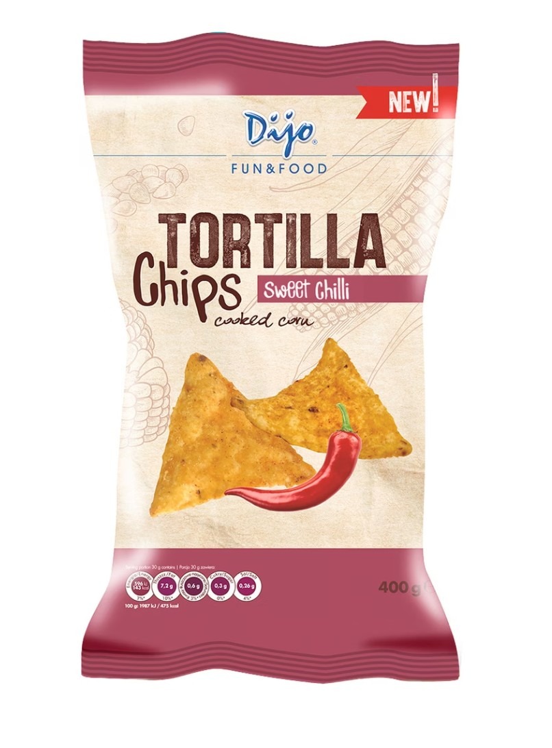 Food Waste bekämpfen - Dijo Tortilla Chips Chilli 400g