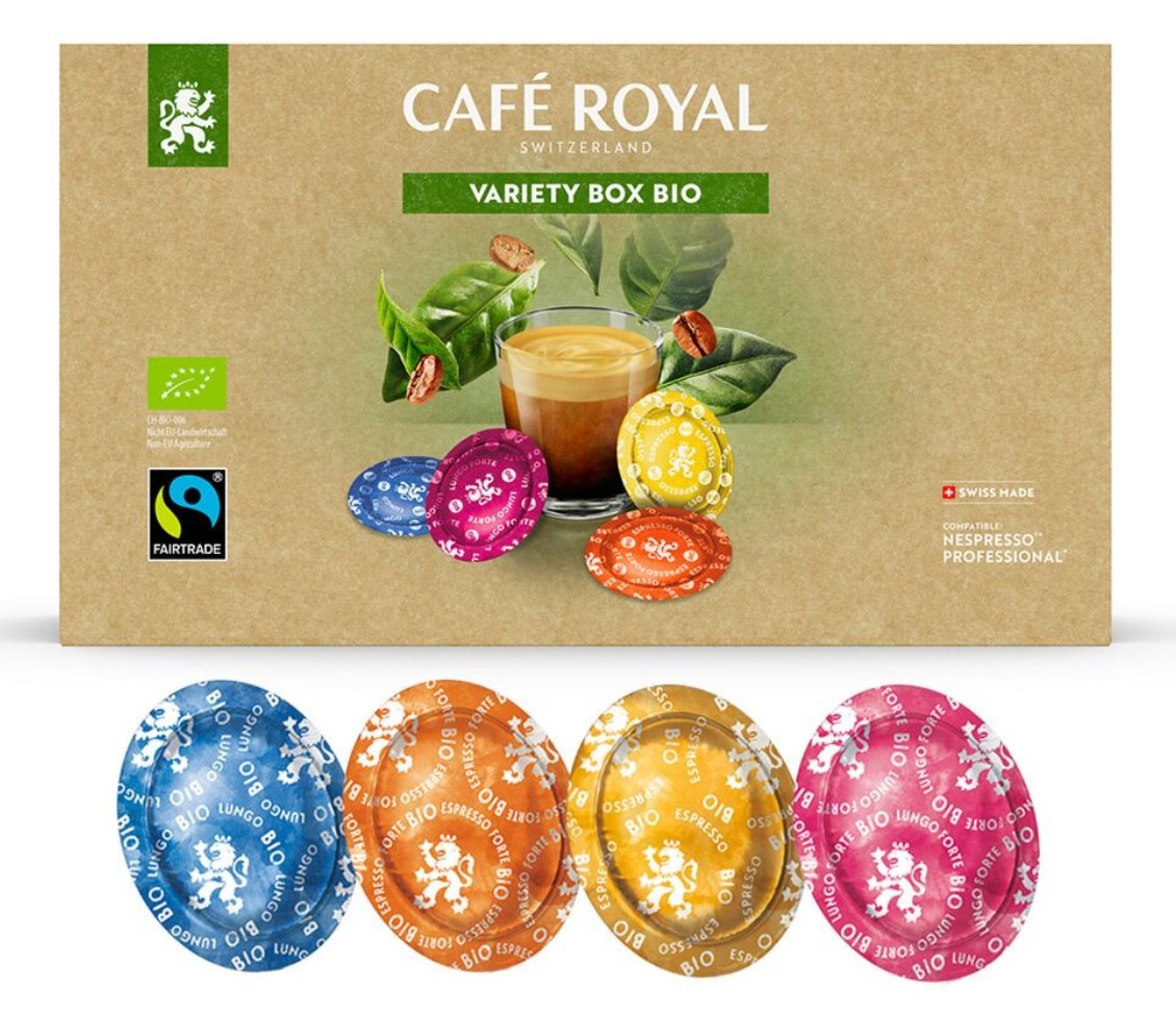 Food Waste bekämpfen - Café Royal Variety Box 40 Portionen Food Waste bekämpfen - Café Royal Variety Box 40 Portionen