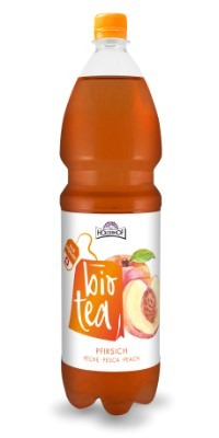 Food Waste bekämpfen - Holderhof Bio Tea Pfirsich 1.5l
