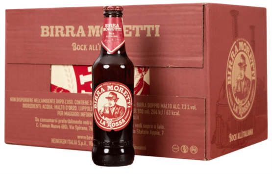 Food Waste bekämpfen - Birra Moretti La Rossa 24x33cl