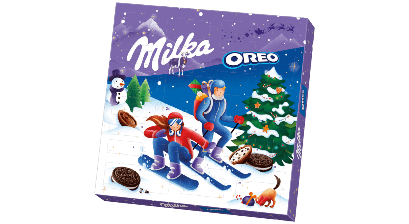 Food Waste bekämpfen - Milka Oreo Adventskalender 284g