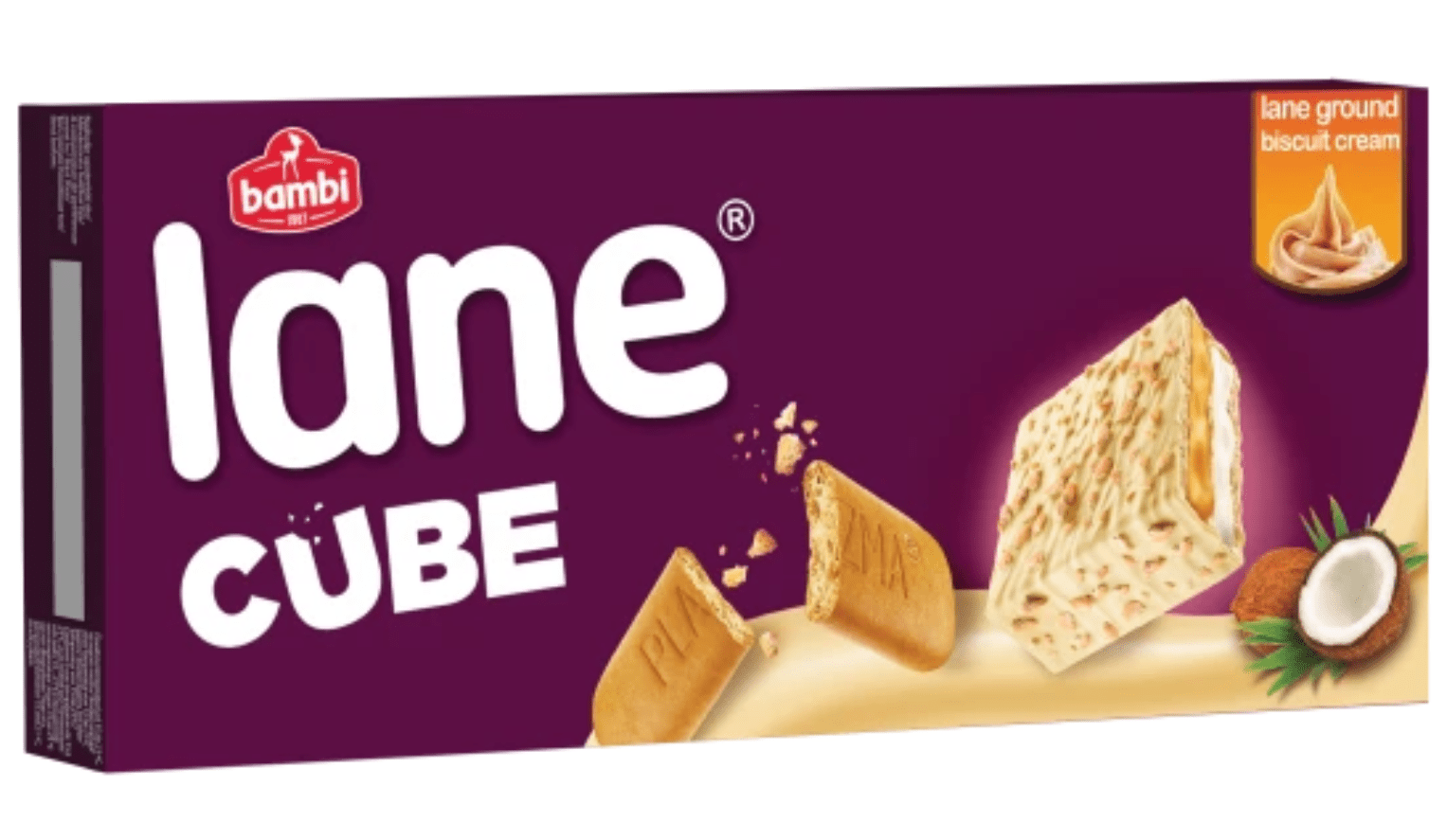 Food Waste bekämpfen - Bambi Lane Cube weisse Schoko 130g Food Waste bekämpfen - Bambi Lane Cube weisse Schoko 130g