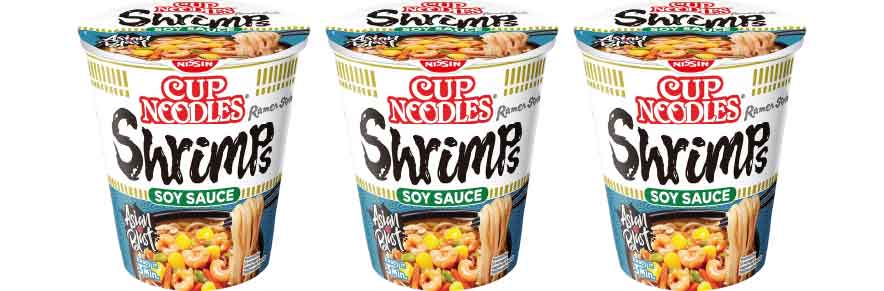 Food Waste bekämpfen - Nissin CUP NOODLES Shrimps 3x63g Food Waste bekämpfen - Nissin CUP NOODLES Shrimps 3x63g