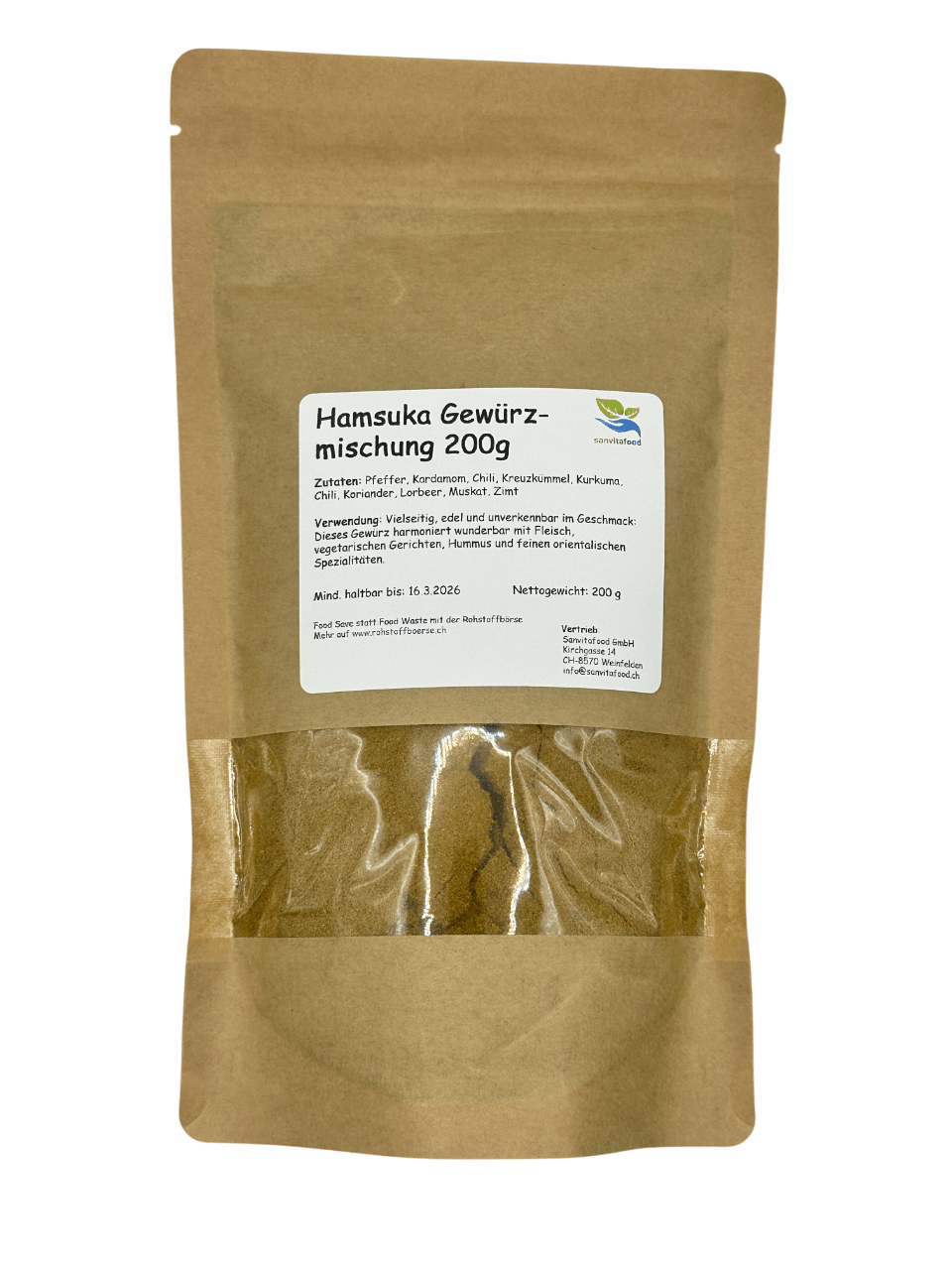 Food Waste bekämpfen - Sanvitafood Hamsuka Gewürz 200g Food Waste bekämpfen - Sanvitafood Hamsuka Gewürz 200g