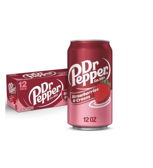 Dr Pepper Strawberry & Cream USA 12x355ml