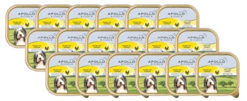 Apollo Hundefutter Pastete mit Geflügel 18x300g