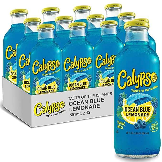 Food Waste bekämpfen - Calypso Ocean Blue Lemonade USA 12x473ml Food Waste bekämpfen - Calypso Ocean Blue Lemonade USA 12x473ml