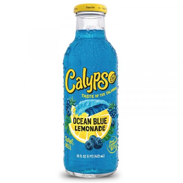 Food Waste bekämpfen - Calypso Ocean Blue Lemonade USA 473ml Food Waste bekämpfen - Calypso Ocean Blue Lemonade USA 473ml