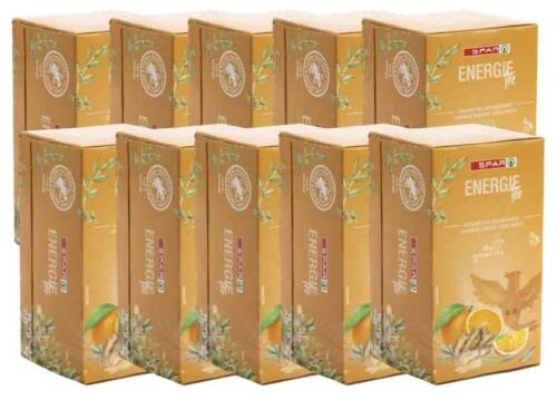 Spar Energie Tee Grüner Tee aromatisiert Orange Ingwer 10x20 Beutel
