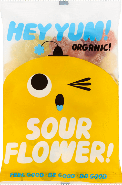 Hey Yum! Sour Flower Fruchtgummis 100g