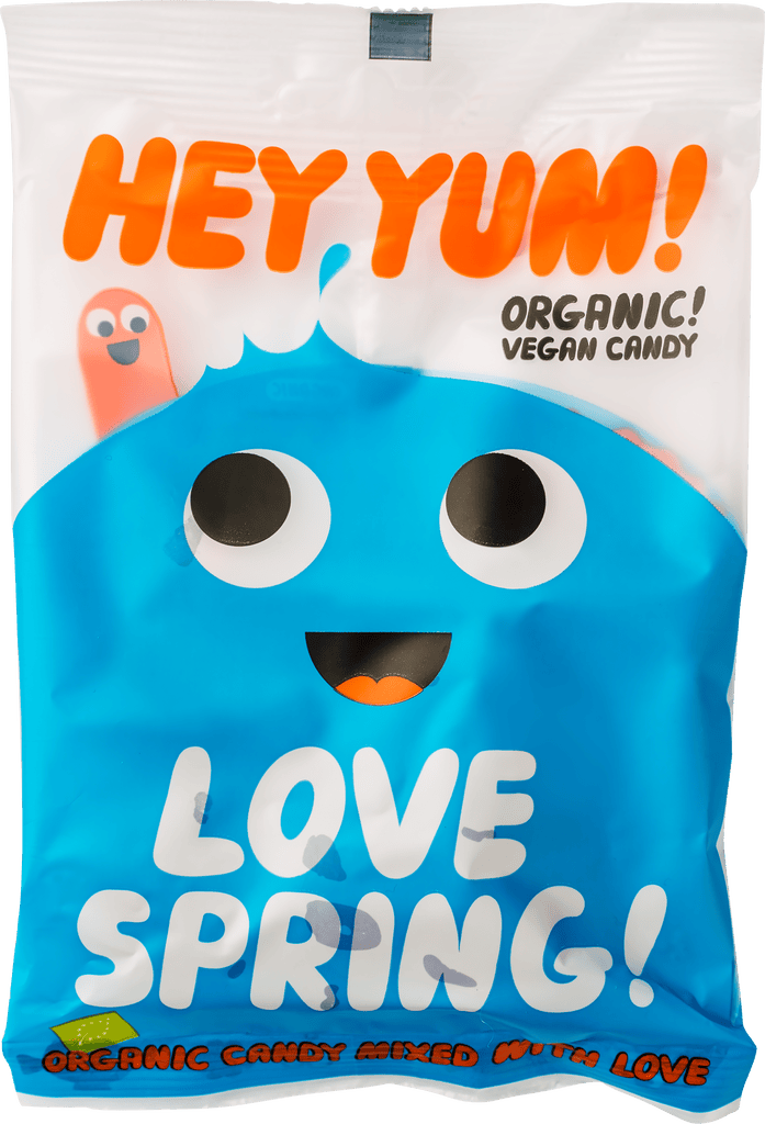 Food Waste bekämpfen - Hey Yum! Love Spring Organic Vegan Fruchtgummis 100g