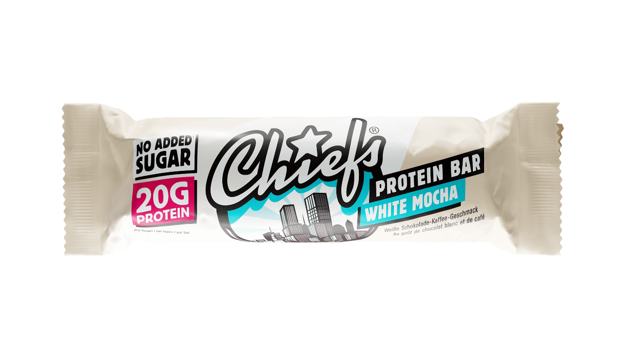 Food Waste bekämpfen - Chiefs Protein Bar White Mocha 55g