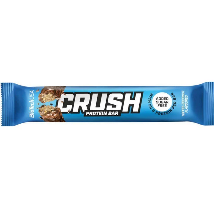 Food Waste bekämpfen - BioTechUSA Crush Bar Toffee Coconut 64g