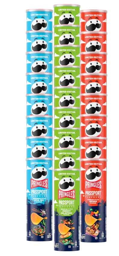 Food Waste bekämpfen - Pringles Passport Mix 25x165g