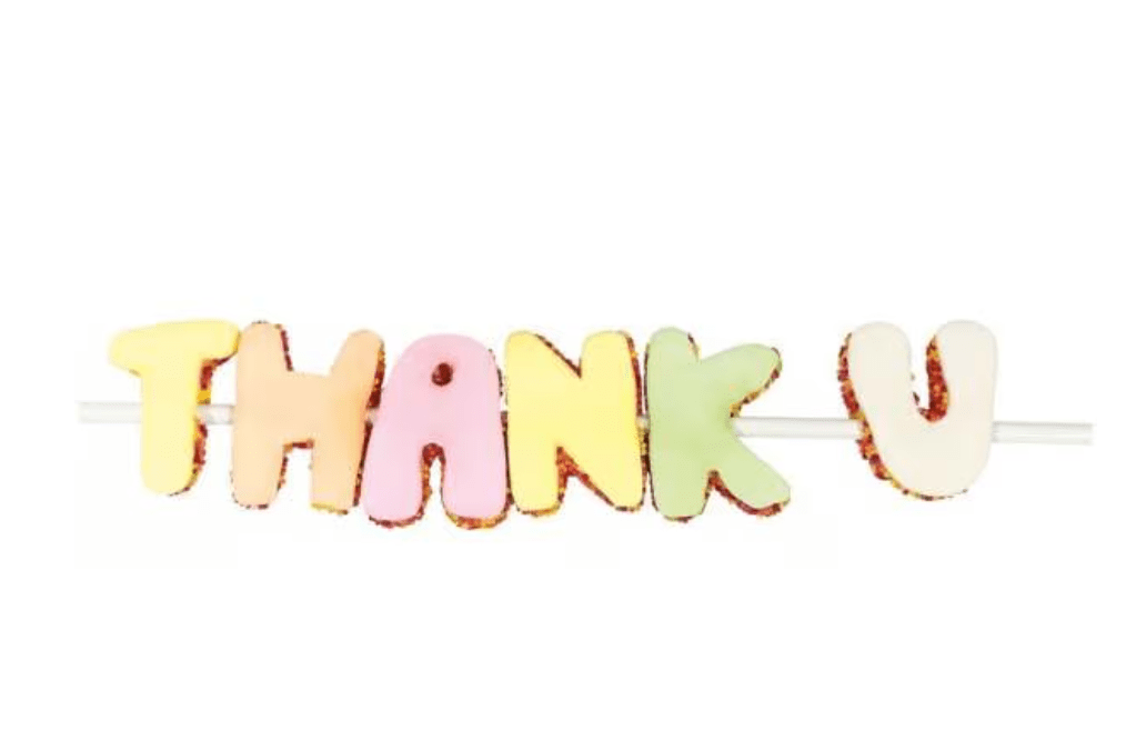 Food Waste bekämpfen - Marshmallow Thank You Letter 39g