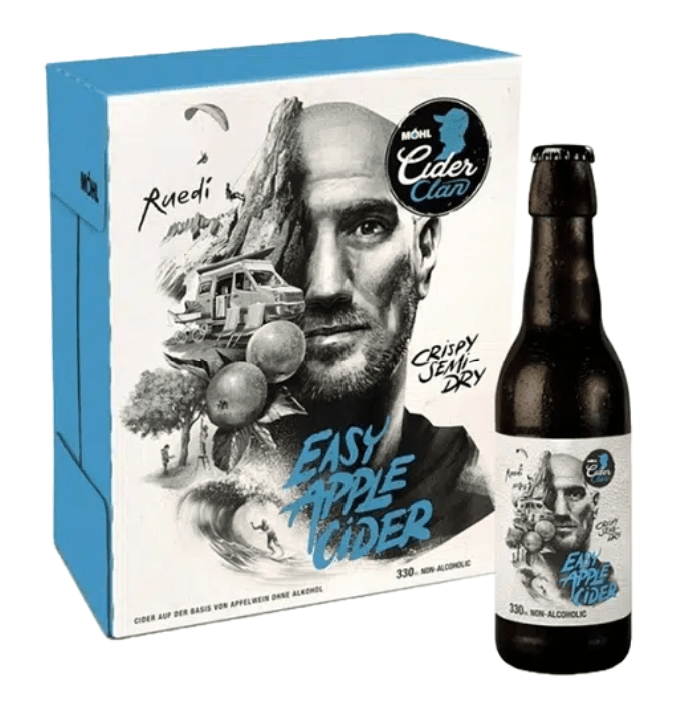 Food Waste bekämpfen - Möhl Easy Apple Cider 6x33cl