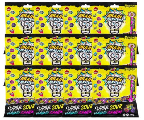Brain Blasterz Super Sour Hard Candy 12x100g