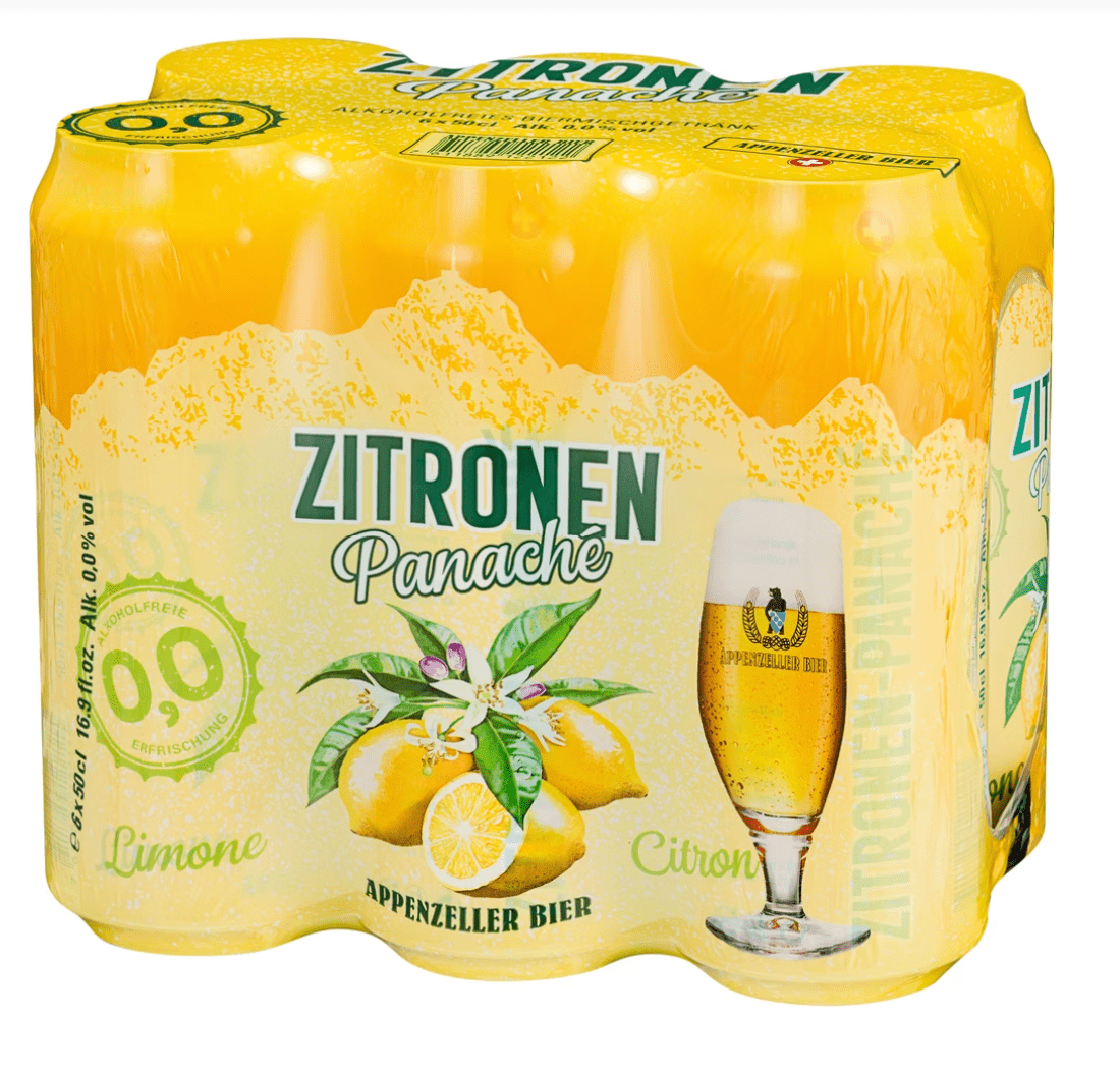 Food Waste bekämpfen - Appenzeller Bier Panaché 6x50cl