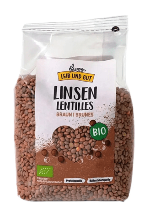 Leib und Gut Braune Linsen Bio 500g