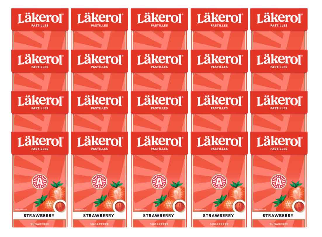 Food Waste bekämpfen - Läkerol Strawberry 20x27g