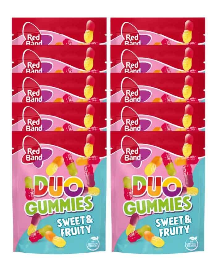 Food Waste bekämpfen - Red Band Duo Gummies sweet & fruity 10x215g