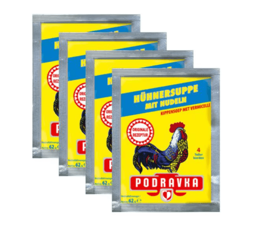 Podravka Hühnersuppe mit Nudeln 4x62g