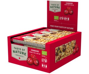 Food Waste bekämpfen - Taste of Nature Cranberry BIO 16x40g