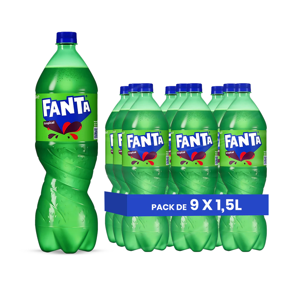 Food Waste bekämpfen - Fanta Tropical 9x1.5l